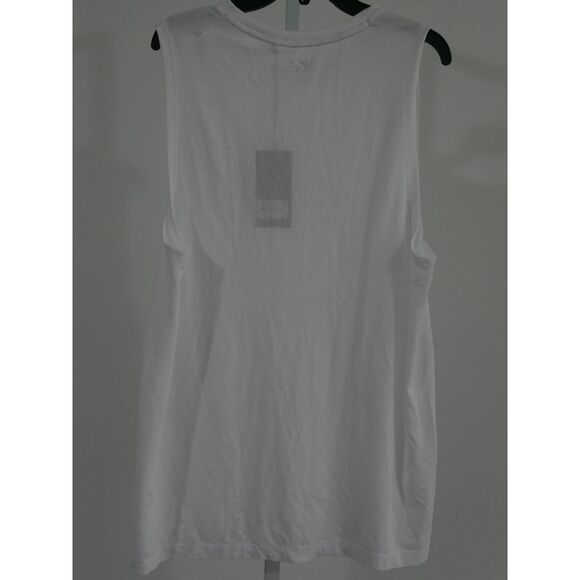 VRST Men's Circuit Seamless Space Dye UPF 30+ Tank Top Pure White L - Picture 3 of 6